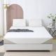 8 in. Medium Firm Tight Top Memory Foam Full Size Mattress Pressure Relieving, Breathable Removable Quilted White Cover