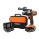 RIDGID 18V Brushless Cordless 1/2-inch Hammer Drill/Driver Kit w/ 4.0 Ah MAX Output Battery, 18V Charger, and Tool Bag