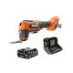 RIDGID 18V Brushless Cordless Oscillating Multi-Tool Kit w/ 2.0 Ah MAX Output Battery and 18V Charger