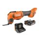 RIDGID 18V Brushless Cordless Oscillating Multi-Tool with 2.0 Ah Battery and Charger