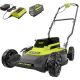 RYOBI 40-Volt 18 in. 2-in-1 Cordless Battery Walk Behind Push Lawn Mower with 6.0 Ah Battery and Charger