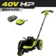RYOBI 40V HP Brushless 9 in. Cordless Edger with 4.0 Ah Battery and Charger