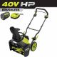 RYOBI 40V HP Brushless 18 in. Single-Stage Cordless Electric Snow Blower w/ 6.0 Ah Battery and Charger