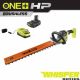 RYOBI ONE HP 18V Brushless Whisper Series 24 in Cordless Hedge Trimmer with 2 0 Ah Battery and Charger