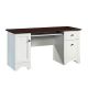 SAUDER 59.449 in. Rectangle Soft White Computer Desk with File Storage