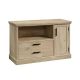 SAUDER Aspen Post 47.087-in. W Prime Oak Credenza with File Storage