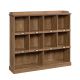 SAUDER Barrister Lane 47inch Sindoori Mango Engineered Wood 3-Shelf Bookcase w/ Cubbyhole Storage