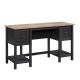 SAUDER Cottage Road 53.937 in. Raven Oak Computer Desk with File Storage