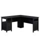 SAUDER Dawson Trail 59.055 in. Raven Oak L-Shaped Computer Desk with File Storage