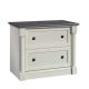 SAUDER Palladia Glacier Oak Decorative Lateral File Cabinet with 2-Drawers