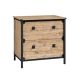 SAUDER Steel River Milled Mesquite Decorative Lateral File Cabinet with 2-Drawers