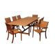 Amazonia Dylan Rectangular 9-pc Eucalyptus Extendable Patio Dining Set
