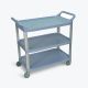 Luxor 40.5 inch W x 19.75 inch D Large 3-Shelves Serving Utility Cart