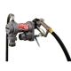 12-Volt 1/4 HP DC Fuel Transfer Utility Pump Hose Manual Nozzle and Suction Pipe