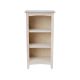 International Concepts Brooklyn 36-inch Unfinished Wood 3 Shelf Standard Bookcase w/ Adjustable Shelves