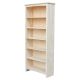 International Concepts 72-inch Unfinished Wood 6-shelf Standard Bookcase w/ Adjustable Shelves