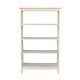 International Concepts 48-inch Unfinished Wood 4-shelf Etagere Bookcase w/ Adjustable Shelves