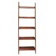 International Concepts 75.5-inch Espresso Wood 5-shelf Ladder Bookcase