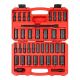 TEKTON 3/8 in. Drive Deep 6-Point Impact Socket Set, 37-pc (1/4 in. - 1 in., 6 mm - 24 mm)