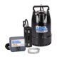 Basement Watchdog 1/3 HP Cast Iron Submersible Sump Pump w/ Top Discharge and Caged Dual Float Switch and Controller