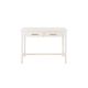 Home Decorators Collection 42 inch Rectangular Ivory 2 Drawer Writing Desk w/ Built-In Storage