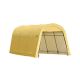 ShelterLogic 10-ft W x 15-ft D x 8-ft H Steel and Polyethylene Garage without Floor in Sandstone w/ Corrosion-Resistant Frame