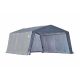 ShelterLogic 12 ft. W x 20 ft. D x 8 ft. H Peak-Style Garage-in-a-Box in Grey w/ All-Steel Frame and Patent-Pending Stabilizers