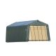 ShelterLogic 12 ft. W x 24 ft. D x 8 ft. H Peak-Style Garage/Storage Shelter w/ Corrosion-Resistant, All-Steel Frame and Zippers