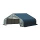 ShelterLogic 22 ft. W x 20 ft. D x 11 ft. H Steel and Polyethylene Garage without Floor in Green w/ Corrosion-Resistant Frame