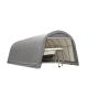 ShelterLogic ShelterCoat 15 foot x 20 foot Wind and Snow Rated Garage Round Gray STD
