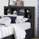 South Shore - Aviron Blueberry Twin Kids Headboard