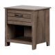 South Shore Asten 1 -Drawer Fall Oak Nightstand 22.5-in. H x 21.75-in. W x 17.5-in. D