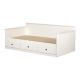 South Shore Plenny White Wash Twin Size DayBed with 3 Drawers
