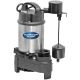 Superior Pump 1 HP Submersible Stainless Steel-Cast Iron Sump Pump w/ Vertical Float Switch