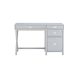 Linon Home Decor Sara 48-in. W Rectangle Gray Wood 4-Drawer Computer Desk with Side Storage