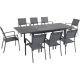 Cambridge Turner 9 pc Aluminum Outdoor Dining Set w/ 8-Sling Dining Chairs and 40 inch x 94 inch Table