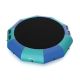 Costway 15-ft Inflatable Water Bouncer Splash Padded Water Trampoline Blue & Green