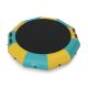 Costway 15-ft Inflatable Water Bouncer Splash Padded Water Trampoline Yellow and Green