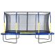 Upper Bounce Easy Assemble Spacious 9 ft. x 15 ft. Rectangular Trampoline w/ Fiber Flex Enclosure Feature