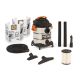RIDGID 10 Gal. 6.0-Peak HP Stainless Steel Wet/Dry Shop Vacuum with Filter, Dust Bags, Hose and Accessories