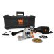 WEN 5 Amp 3-1/2 in. Plunge Cut Compact Circular Saw with Laser, Carrying Case and 3-Blades