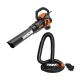 Worx - 70 MPH 620 CFM 12 Amp Electric Leaf Blower Mulcher and Vacuum