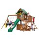 Swing-N-Slide Playsets Knightsbridge Plus Wood Complete Swing Set with Monkey Bars