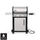Weber - Spirit SX-315 3-Burner Natural Gas Smart Grill in Stainless Steel