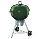 Weber 22 in. Original Kettle Premium Charcoal Grill in Green w/ Built-In Thermometer