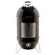 Weber 22 in. Smokey Mountain Cooker Smoker in Black with Cover and Built-In Thermometer