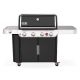 Weber Genesis E-435 4-Burner Propane Gas Grill in Black w/ Side Burner