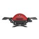 Weber Q 1200 1-Burner Portable Tabletop Propane Gas Grill in Red 