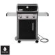 Weber Spirit E-310 3-Burner Natural Gas Grill in Black w/ Built-In Thermometer