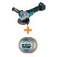 Makita 18Volt LXT Cordless BL 4.5/5-in X-LOCK Paddle Switch Grinder Tool Only w/ Bonus X-LOCK 4.5-in Masonry Blade 2-Pack